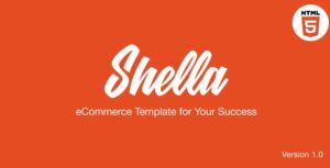 Shella - eCommerce HTML template, responsive, multipurpose