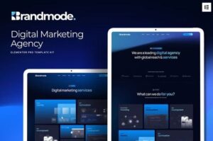 Brandmode - Digital Marketing Agency Elementor Template Kit
