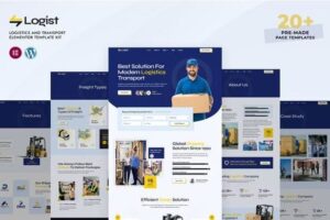 Logist - Logistics And Transport Elementor Pro Template Kit