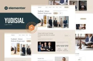 Yudisial - Law Firm Elementor Template Kit
