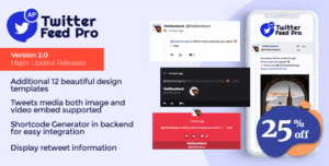 AccessPress Twitter Feed Pro - An Ultimate Twitter Feed Plugin to Generate Twitter Feeds | Social Networking