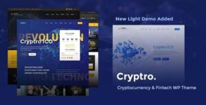 Cryptro - Crypto, NFT, Blockchain, Bitcoin WordPress