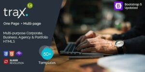 Trax - One Page Parallax
