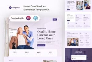 Theycare - Home Care Services Elementor Template Kit