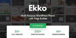 Ekko - Multi-Purpose WordPress Theme with Page Builder