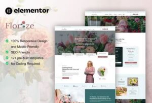 Florize - Florist & Flower Boutique Elementor Template Kit