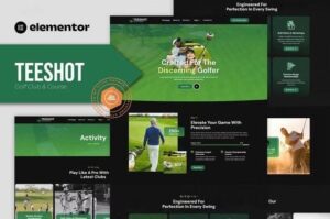 Teeshot - Golf Club & Course Elementor Template Kit