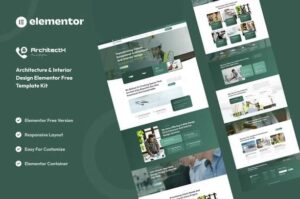 Architectx - Architecture & Interior Design Services Elementor Template Kit