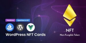 WordPress Live NFT Cards Affiliates with VueJS