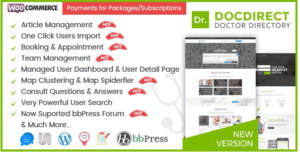 DocDirect - WordPress Theme for Doctors and Healthcare Directory