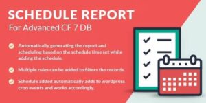 Schedule Report For Advanced CF7 DB