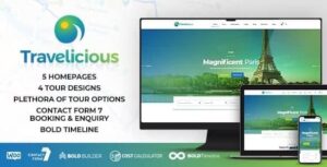 Travelicious - Tour Operator WordPress Theme