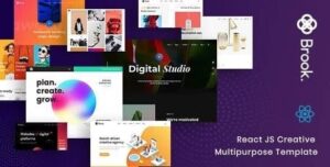 Brook - React Portfolio Template