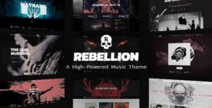 Rebellion - WordPress Theme for Music Bands & Record Labels