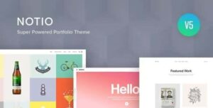Notio - Creative Portfolio WordPress Theme
