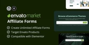 Envato Market Affiliate Forms for Elementor