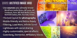 Justified Image Grid - Premium WordPress Gallery