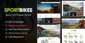 Sportbikes - Sports and Fitness Store WooCommerce WordPress Theme