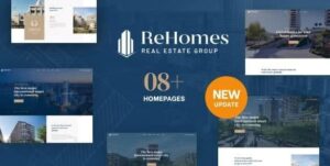 Rehomes - Real Estate Group WordPress Theme