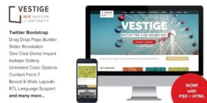 Vestige - Museum Responsive WordPress Theme