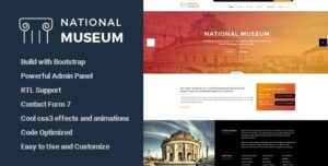Museum - Responsive WordPress Theme