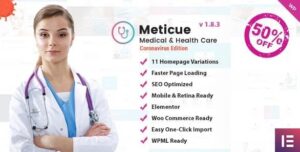 Meticue: Health and Medical Center WordPress Theme