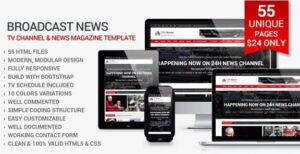 24h News I Magazine HTML Template