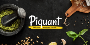 Piquant - Restaurant, Bar & Café WordPress Theme