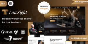 Lawsight - Law Firm Attorney WordPress Theme