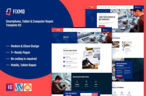 Fixmo – Smartphone, Tablet & Computer Repair Template Kit