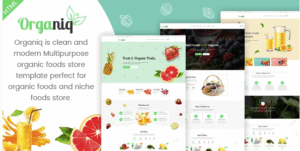 Organiq - Organic Food Store & eCommerce HTML Template