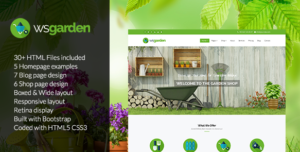 WS Garden - Responsive Gardening HTML Template